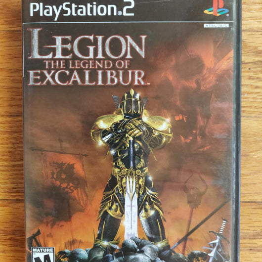 Legion The Legend of Excalibur PS2 CIB Complete Game Case Manual PlayStation 2