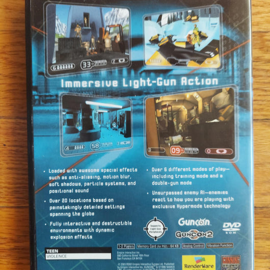 Endgame PS2 CIB Complete Game Case Manual Sony PlayStation 2 Light Gun Shooter