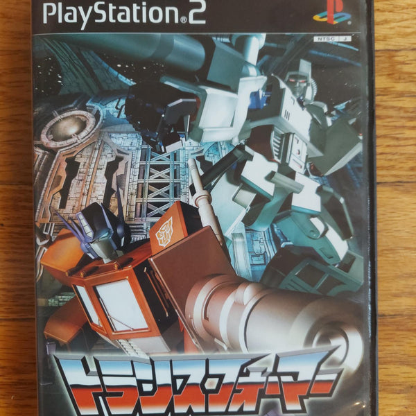 Transformers Japanese Import PS2 CIB Complete Game Case Manual Sony Takara 2003