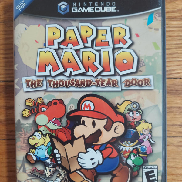 Paper Mario The Thousand-Year Door GameCube CIB Complete Mint Game Manual Case
