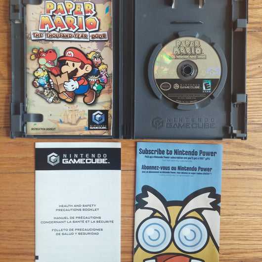 Paper Mario The Thousand-Year Door GameCube CIB Complete Mint Game Manual Case