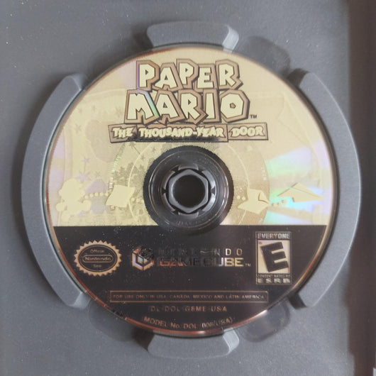 Paper Mario The Thousand-Year Door GameCube CIB Complete Mint Game Manual Case