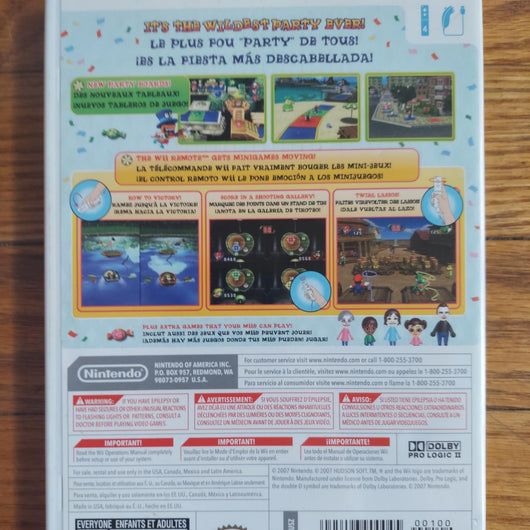 Mario Party 8 Nintendo Wii CIB Complete Game Case Manual & Inserts Multiplayer