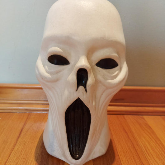 VTG Halloween Ghost Head & Hands Blow Mold Yard Decor Does Not Work For Parts