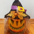VTG Fiber Optic Color Changing Jack O Lantern Witch Scarecrow No Cord Untested
