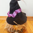 VTG Fiber Optic Color Changing Jack O Lantern Witch Scarecrow No Cord Untested