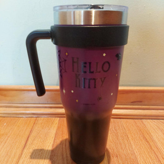 Zak! Hello Kitty Halloween 40oz Insulated Travel Tumbler w/Handle Lid Brand New