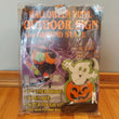 Halloween Vinyl Ghost Outdoor Yard Signs with Ground Stakes Fun World Lot of 2