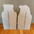VTG 1996 Yard Art Frankenstein & Ghost Plastic Halloween Tombstones Lot of 2