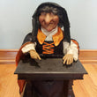 Gemmy Animated Witch Casting Spells Halloween Prop Missing Book Tested & Works