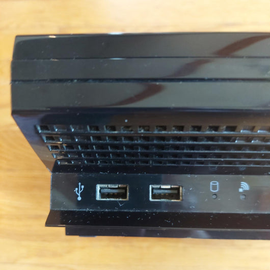 Sony PlayStation 3 PS3 Fat CECHH01 Black Console Only Broken For Parts Repair