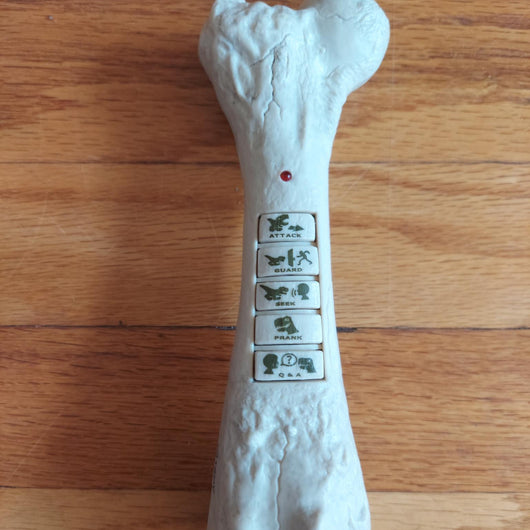 Mattel 2008 D-Rex Robotic Dinosaur Toy w/Bone Remote Moves Roars Does Not Walk