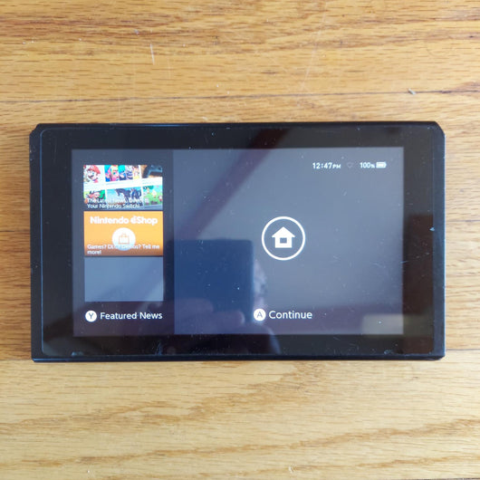 Nintendo Switch HAC-001(-01) Black Console Tablet Only Tested Works No Joy-Cons