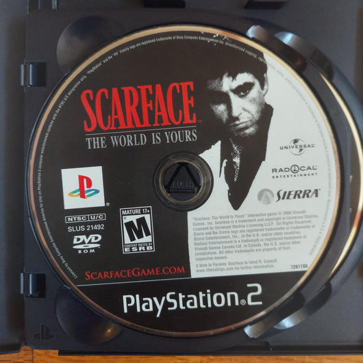 Scarface The World Is Yours PS2 CIB Complete w/Case Manual & Bonus DVD Works