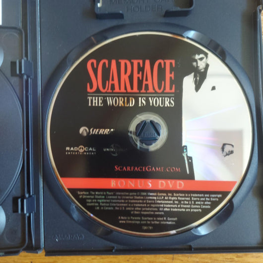 Scarface The World Is Yours PS2 CIB Complete w/Case Manual & Bonus DVD Works
