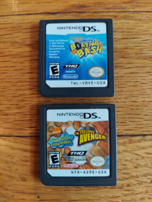 Spongebob Squarepants Game Combo (Spongebob's Boating Bash & The Yellow Avenger)