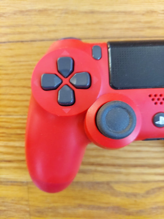 PS4 Wireless Controller Red - Drifts - For Parts/Broken No Returns Fast Shipping