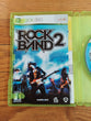 Harmonix Rock Band Wired Fender Stratocaster Guitar Xbox 360 W/Strap & Rock Band
