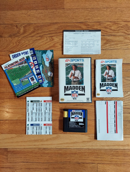 Madden NFL '94 (CIB) - Sega Genesis Game American Football Sports Fast Shipping!