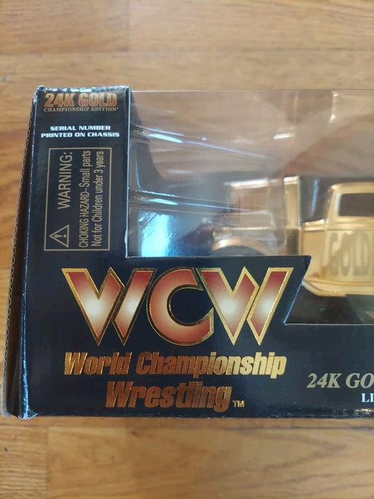 Racing Champions  1:24 Scale - Goldberg 24K Gold Nitro Streetrod (WCW),Fast Ship