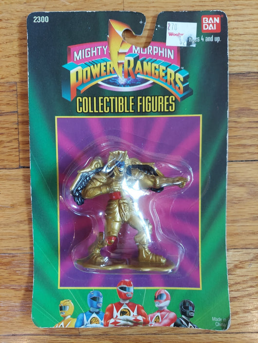 Bandai (1993) Mighty Morphin Power Rangers Action Figure Combo - Goldar & Alpha