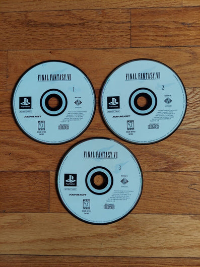 Final Fantasy VII 7 Sony Playstation 1 PS1  *DISCS ONLY, Works, FAST SHIPPING!