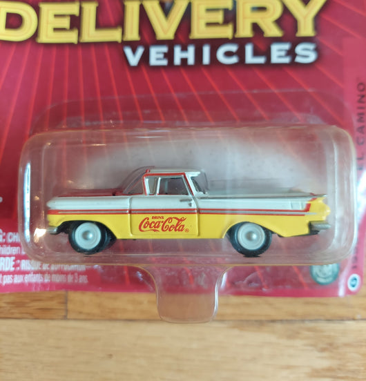 Johnny Lightning: Coca-Cola Delivery Vehicles - 1959 Chevy El Camino - 1/64 NEW