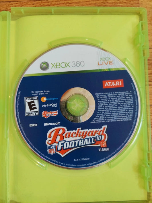 Backyard Football '10 (CIB) - Xbox 360, Fast Shipping!