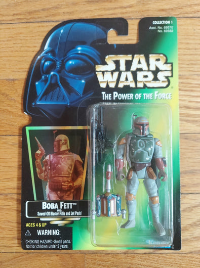 Star Wars: POTF - Boba Fett W/Sawed-Off Blaster Rifle And Jet Pack Action Figure