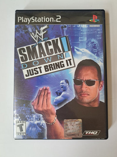 WWF SmackDown: Just Bring It (Sony PlayStation 2) PS2 NO MANUAL Black Label Work