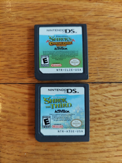 Shrek Game Combo Pack (Shrek The Third & Shrek's Carnival Craze) - Nintendo DS