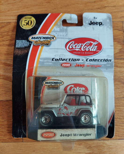 Matchbox Collectibles: Coca-Cola 1998 Jeep Wrangler Combo -1/64 Scale NEW Sealed