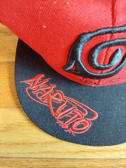 Naruto Snapback Hat (Red & Black), Fast Shipping