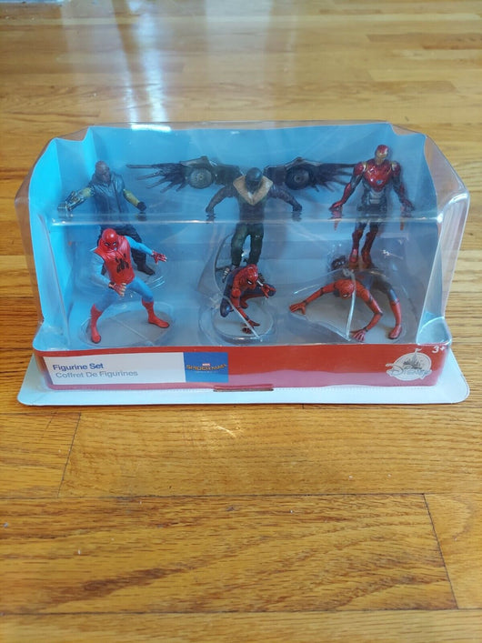 Spider-Man Homecoming 6 Piece Figurine Set - Marvel, Fast Shipping!