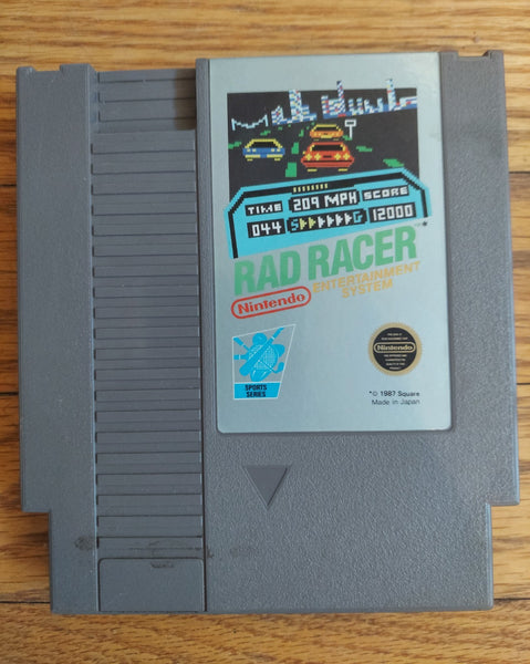 Rad Racer (Cartridge Only) - NES Game - Arcade-Style Combat Racing Driving