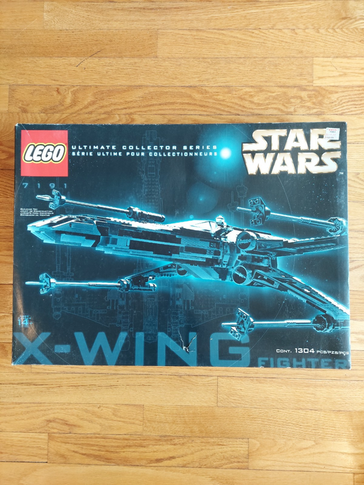 LEGO Star Wars:Ultimate Collector's Series-X-Wing Fighter-Open Box, Sealed Bags