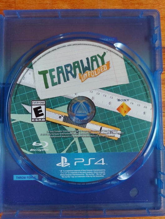 Tearaway Unfolded - Crafted Edition PS4 (CIB), Works, Fast Shipping!