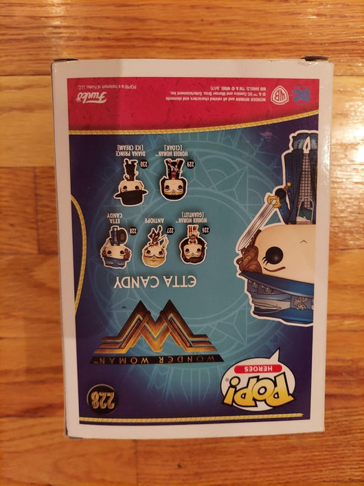 Funko Pop! Heroes: Wonder Woman Bundle (Wonder Woman #206, Etna Candy #228, Ares
