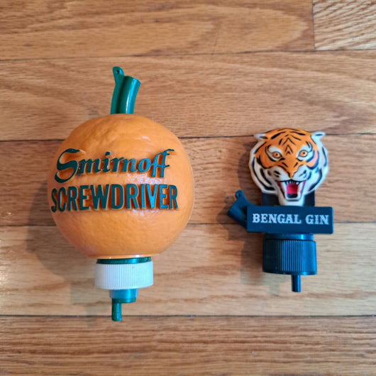 Smirnoff Screwdriver & Bengal Gin Bottle Pourers, Works, Fast Shipping