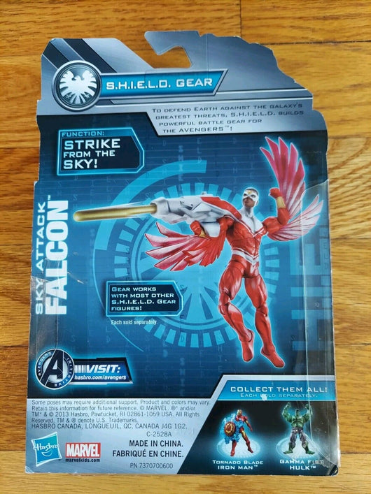 Hasbro Marvel Avengers Assemble S.H.I.E.L.D. Gear sky attack Falcon Figure