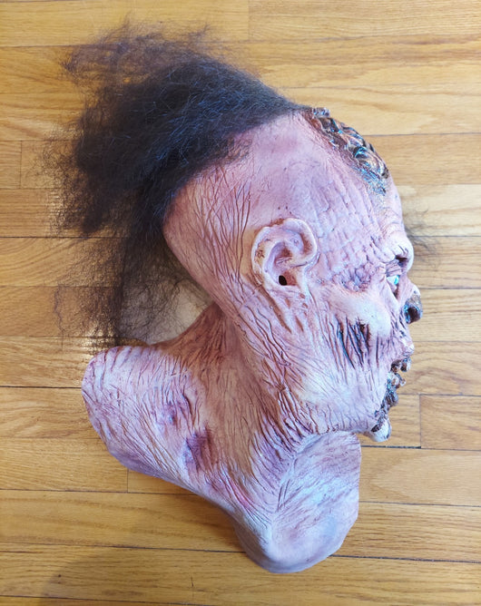 Zombie Walker Latex Mask Horror Halloween Costume Walking Dead Prop - Brand New