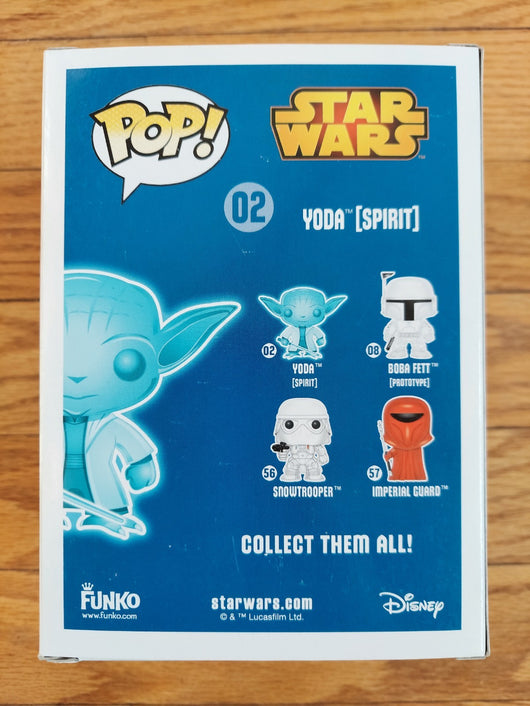 Funko Pop Star Wars - Yoda (Spirit) #02 (Walgreens Exclusive/Glows In The Dark)