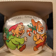 Vintage Walt Disney Seven Dwarfs Keepsake Ornament 1982 Hallmark Satin Fast Ship