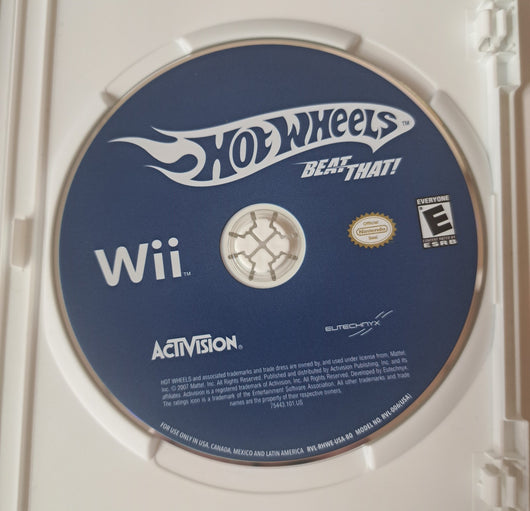 Wii Games Bundle (Hot Wheels Beat That!, MX Vs. ATV Untamed) Works Fast Shipping