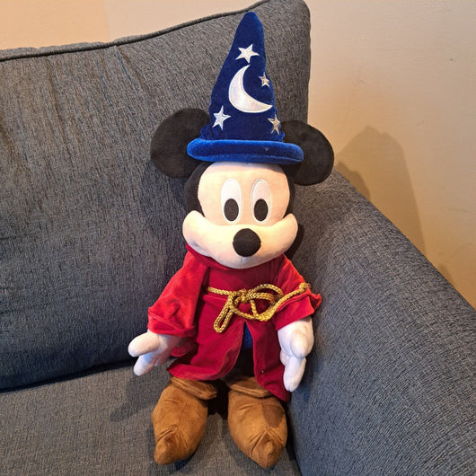 Disney Parks Fantasia Sorcerer Mickey Mouse Plush 23
