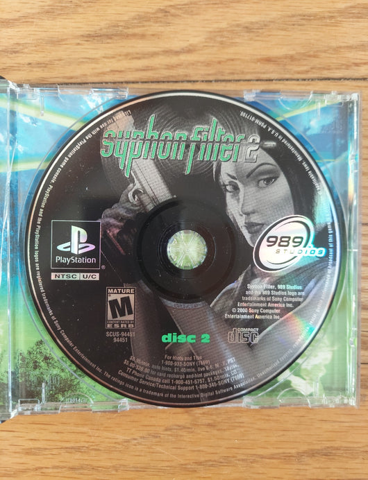 Syphon Filter 2 (CIB) - PS1 Game Shooter Action Stealth - Works - Fast Shipping!
