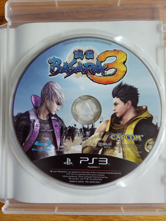 Sengoku Basara 3: Samurai Heroes (Sony / PS3) Japanese Ver. Us Seller,CIB ,Works