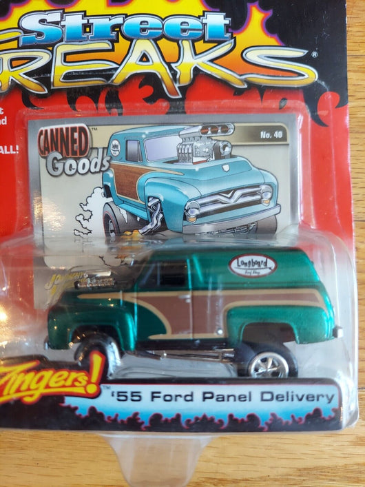 1955 FORD PANEL DELIVERY     2004 JOHNNY LIGHTNING STREET FREAKS ZINGERS!   1:64