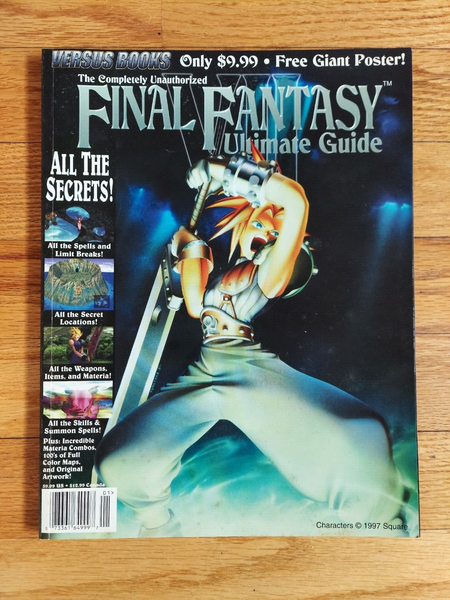 Versus Book: The Completely Unauthorized Final Fantasy Ultimate Guide W/Poster
