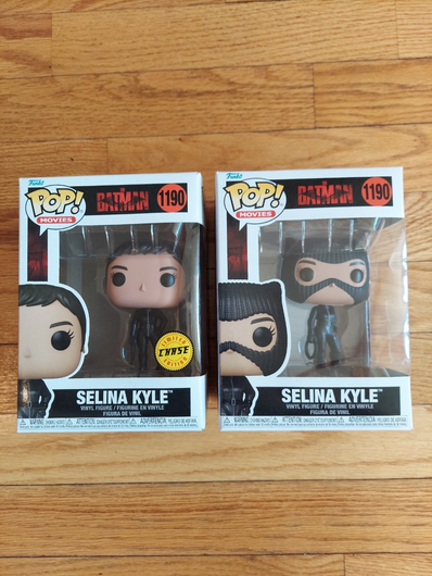 Funko Pop! Movies: Selina Kyle #1190 (Chase Limited Edition) & Selina Kyle #1190